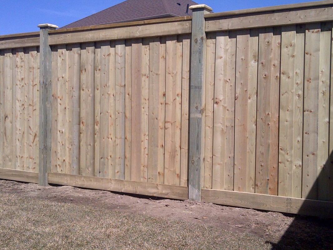 Great fence, total privacy, 6x6 posts